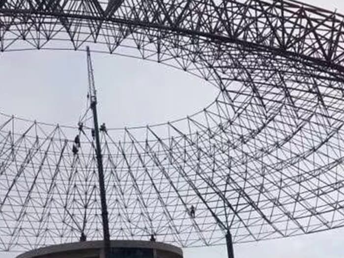 三门峡篮球馆球形网架厂家价格